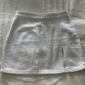 Princess Polly Lola Mini skirt white size 2